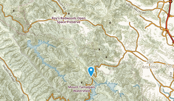 Woodacre, California Map