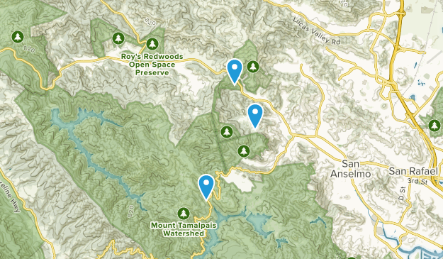 Woodacre, California Map