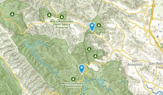 Woodacre, California Map