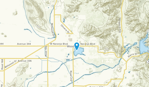 Woodlake, California Map