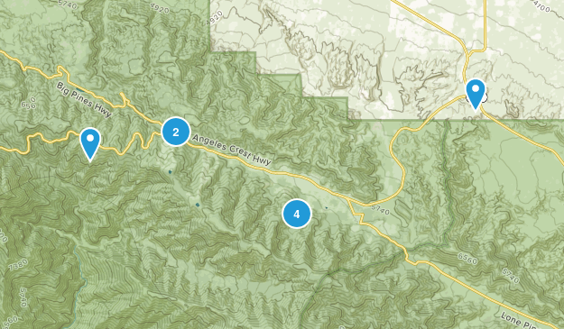 Wrightwood, California Map