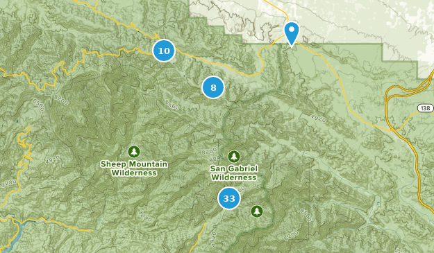 Wrightwood, California Map