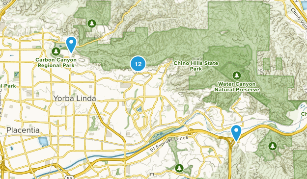 Yorba Linda, California Map