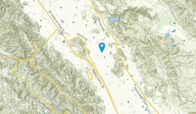 Yountville, California Map