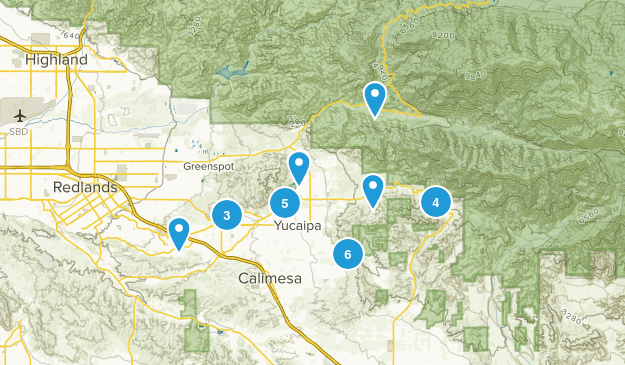 Yucaipa, California Map