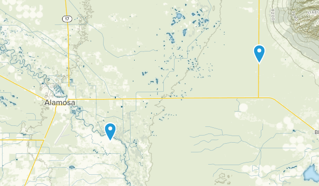 Alamosa, Colorado Map