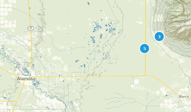 Alamosa, Colorado Map