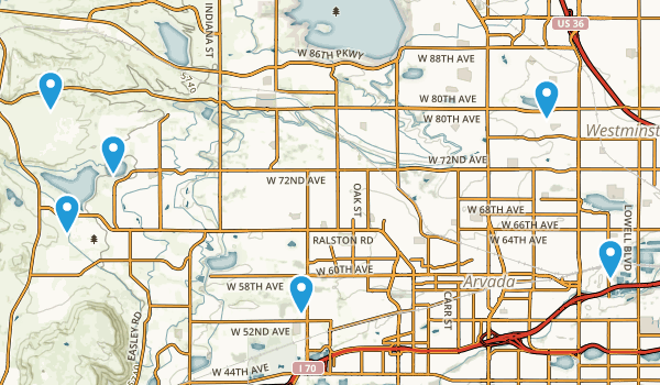 Arvada, Colorado Map