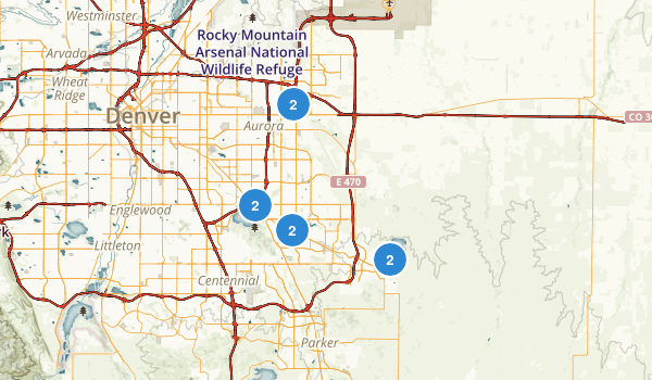 Aurora, Colorado Map
