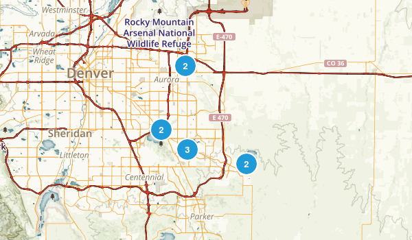 Aurora, Colorado Map