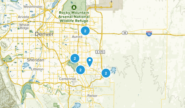 Aurora, Colorado Map