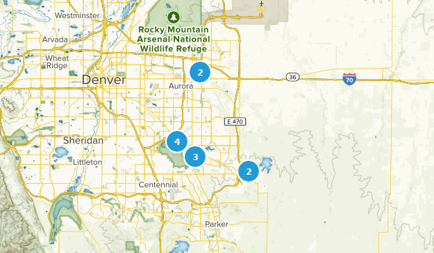 Aurora, Colorado Map
