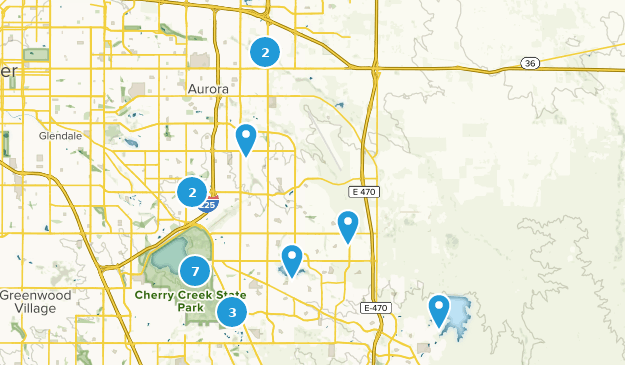 Aurora, Colorado Map