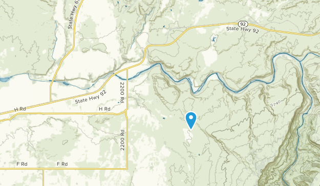 Austin, Colorado Map