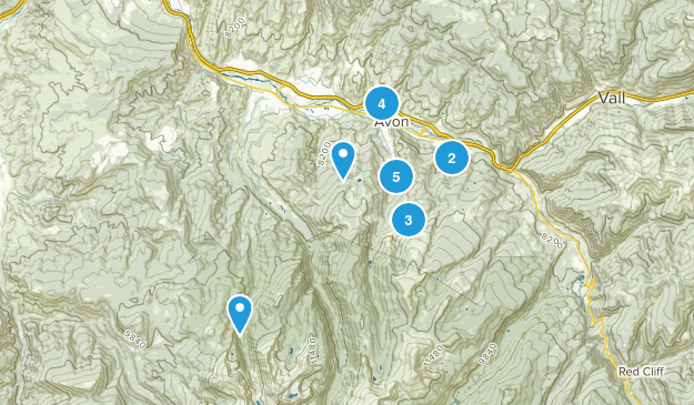 Avon, Colorado Map