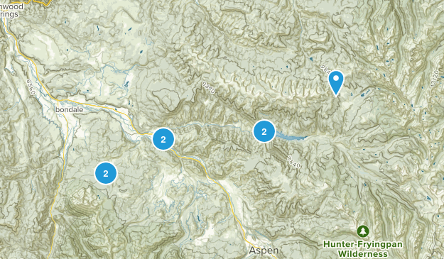 Basalt, Colorado Map