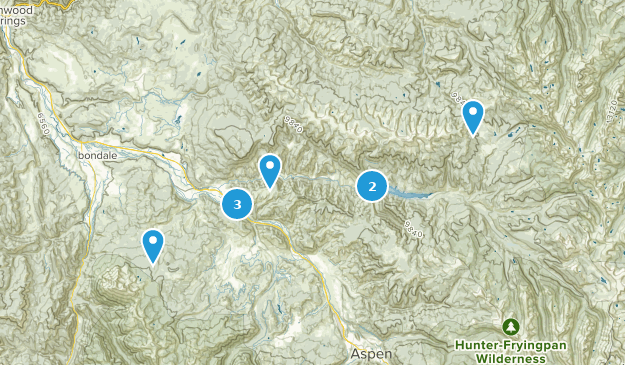 Basalt, Colorado Map