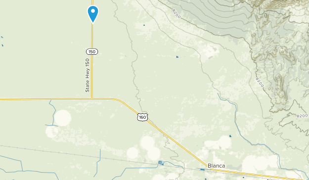 Blanca, Colorado Map