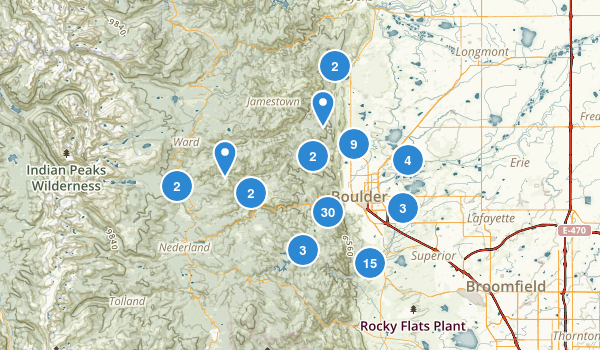 Boulder, Colorado Map