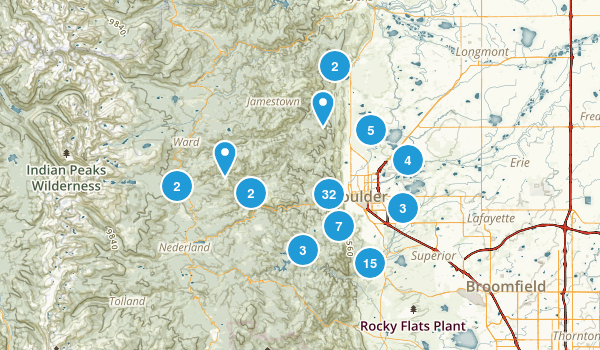Boulder, Colorado Map