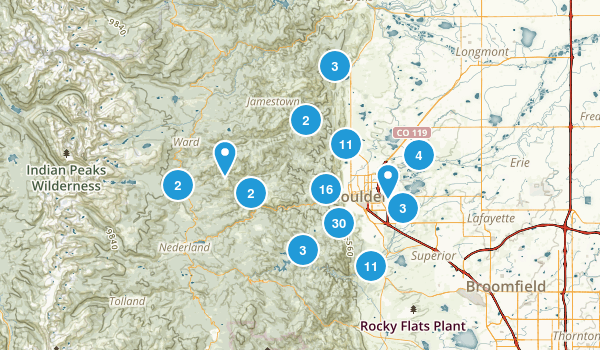 Boulder, Colorado Map