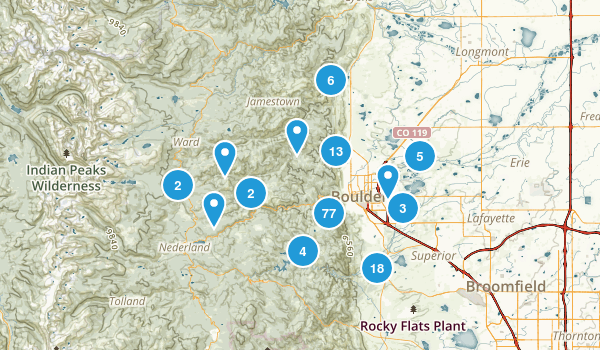 Boulder, Colorado Map