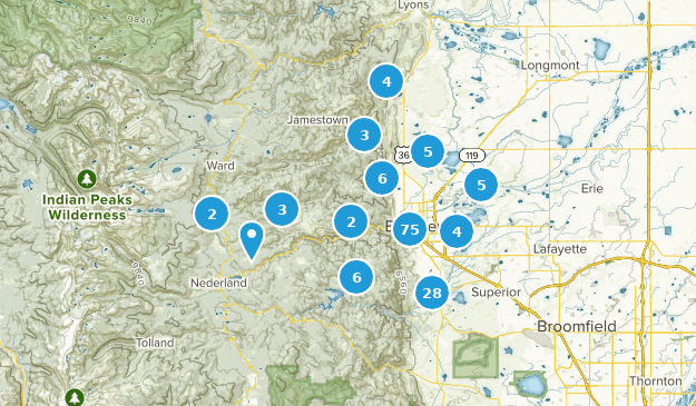 Boulder, Colorado Map