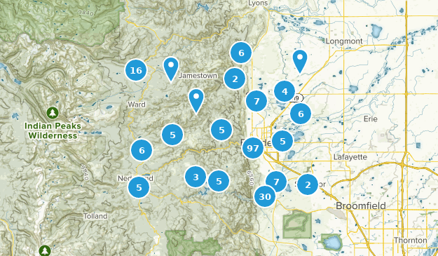 Boulder, Colorado Map
