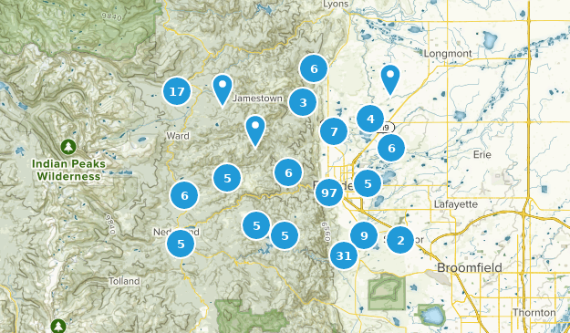 Boulder, Colorado Map