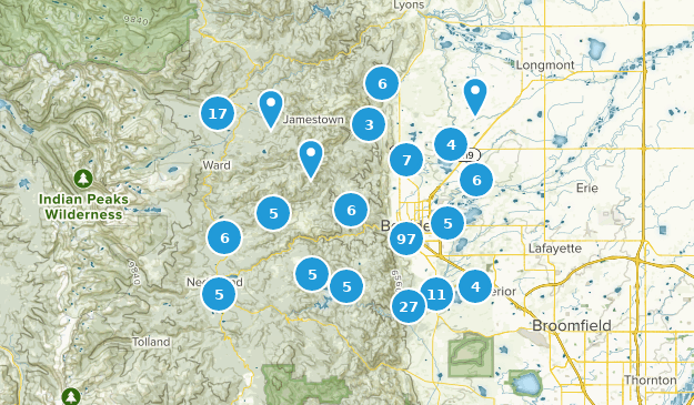 Boulder, Colorado Map