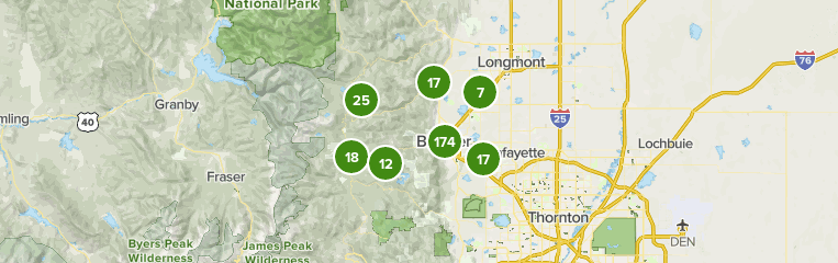 Boulder Hiking Trails Map Best Trails In Boulder | Alltrails