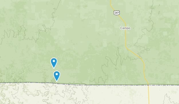 Campo, Colorado Map