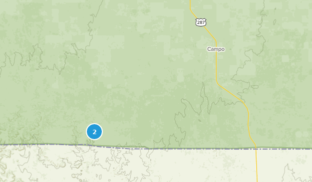 Campo, Colorado Map