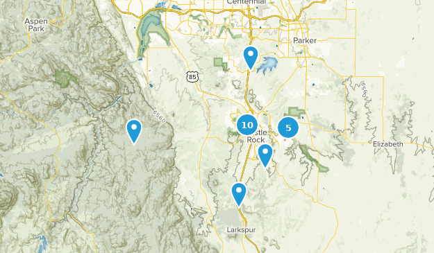 Castle Rock, Colorado Map