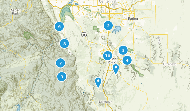 Castle Rock, Colorado Map