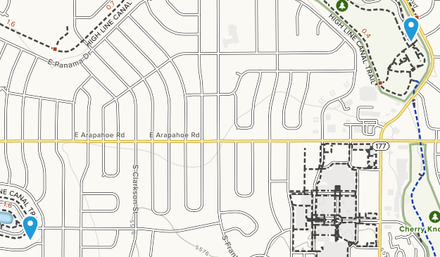 Centennial, Colorado Map