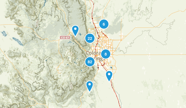 Colorado Springs, Colorado Map