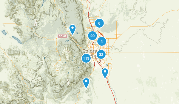 Colorado Springs, Colorado Map