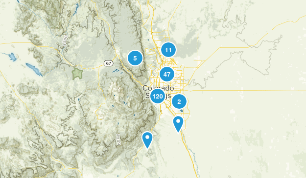 Colorado Springs, Colorado Map