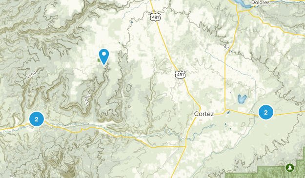 Cortez, Colorado Map