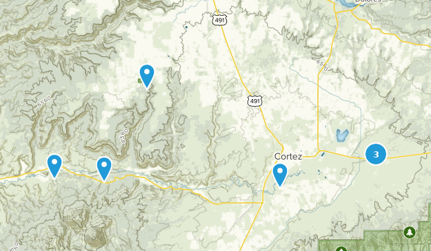 Cortez, Colorado Map