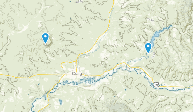 Craig, Colorado Map