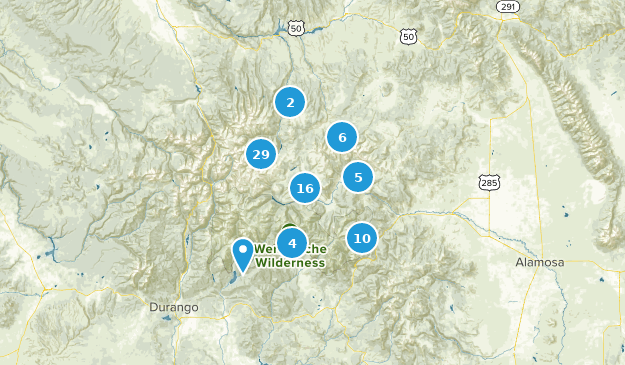 Creede, Colorado Map