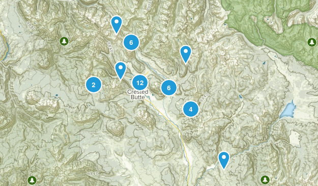 Crested Butte, Colorado Map