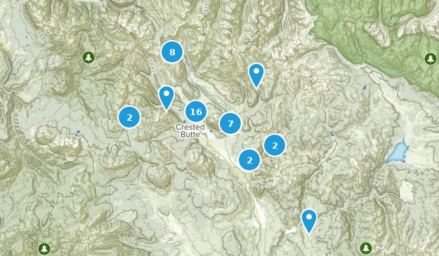 Crested Butte, Colorado Map