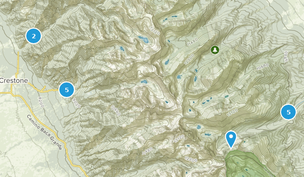 Crestone, Colorado Map