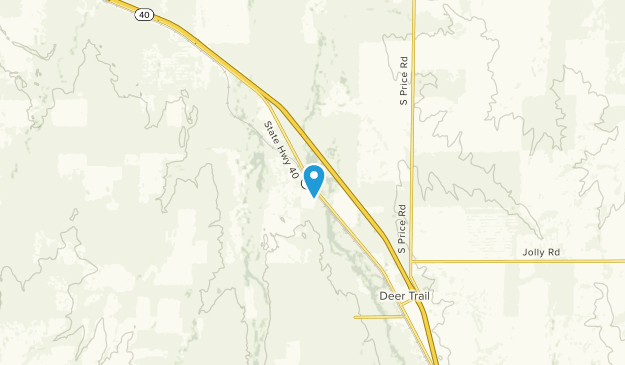 Deer Trail, Colorado Map
