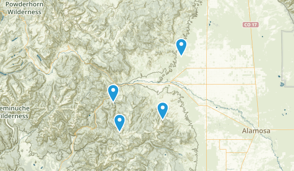 Del Norte, Colorado Map