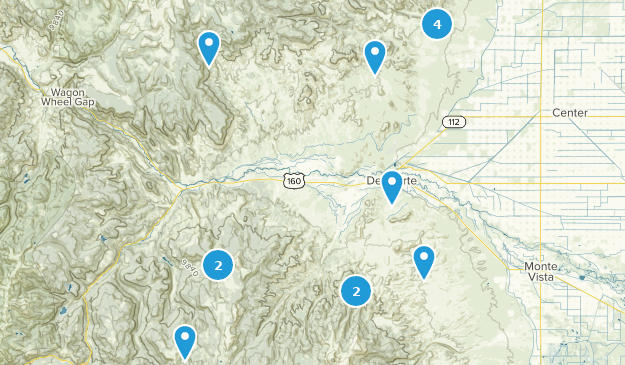 Del Norte, Colorado Map