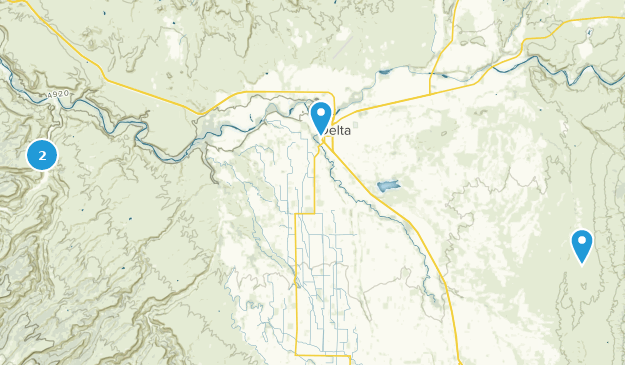 Delta, Colorado Map